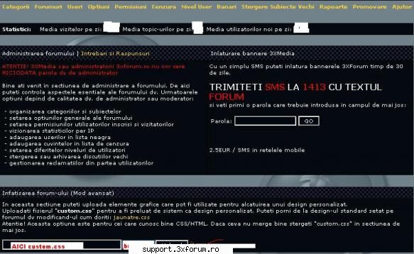 aici il pui intri in admin si ce e curosu faci si nu pui linku ...ci fisierul salvat ca , custom.css