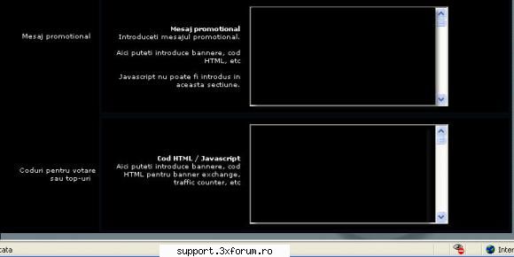 nu stiu daca e de la mine sau nu ...am intrat cu ie si mozilla .... in admin peste tot pot intra si